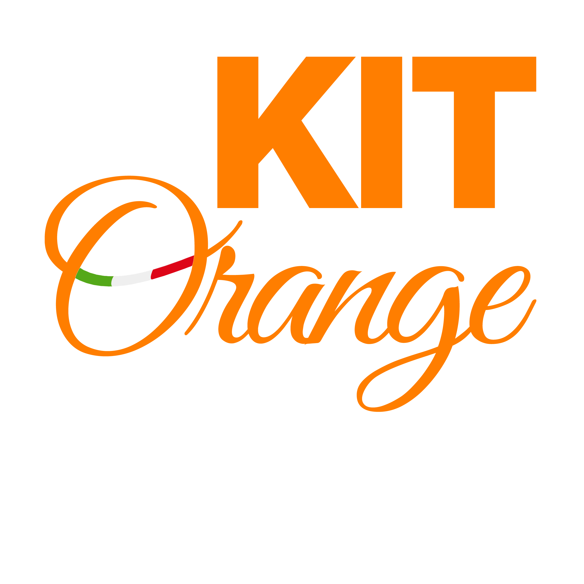 scritta kit-orange scritta arancio kit-Orange-laminazione ciglia