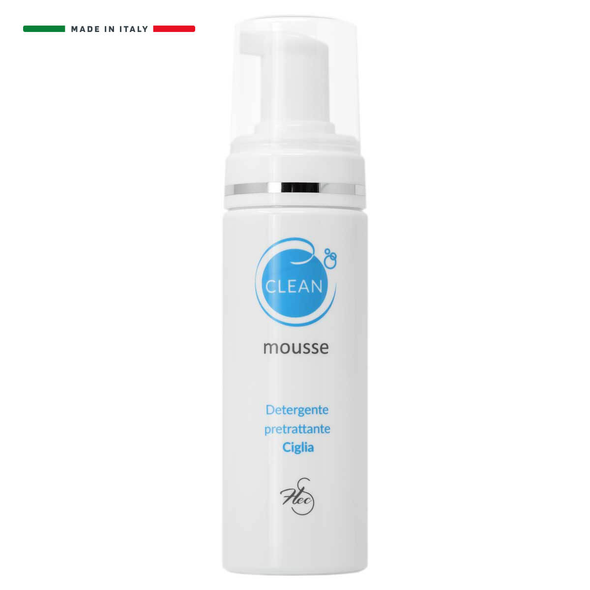 Shampoo Ciglia mousse flacone plastica bianca per Shampoo Ciglia mousse