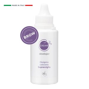 foto flaconcino bianco di un Ossigeno Laminazione Sopracciglia