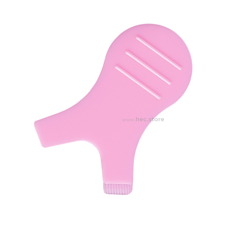 immagine di un pettinino laminazione ciglia rosa