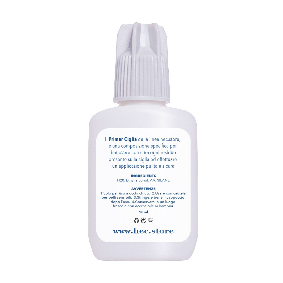 primer-extension-ciglia-retro foto retro confezione primer extension ciglia con etichetta bianca e blu