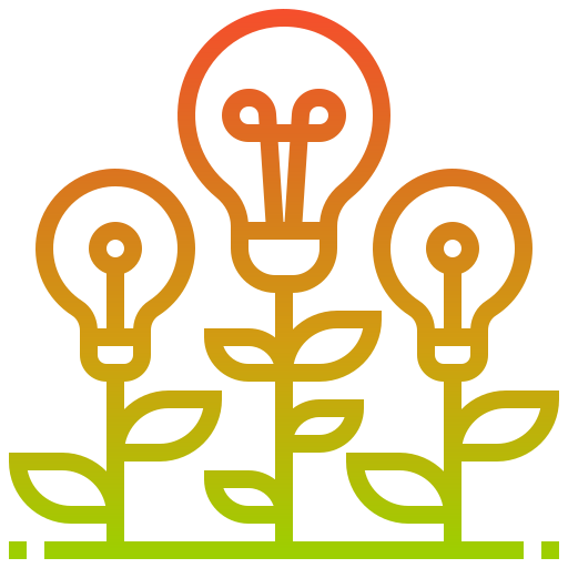 icona con tre lampadine una più alta delle 2