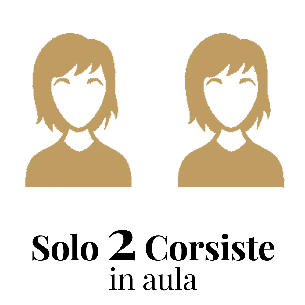 2 icone color oro viola stile fill di 2 ragazze